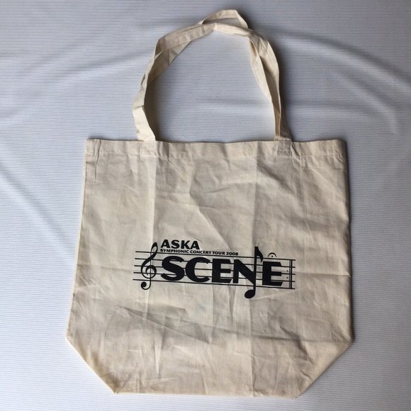 ASKA Scene Symphonic Concert Tour 2008 Japan Cloth Reusable Tote Shopping Bag - Picture 1 of 12